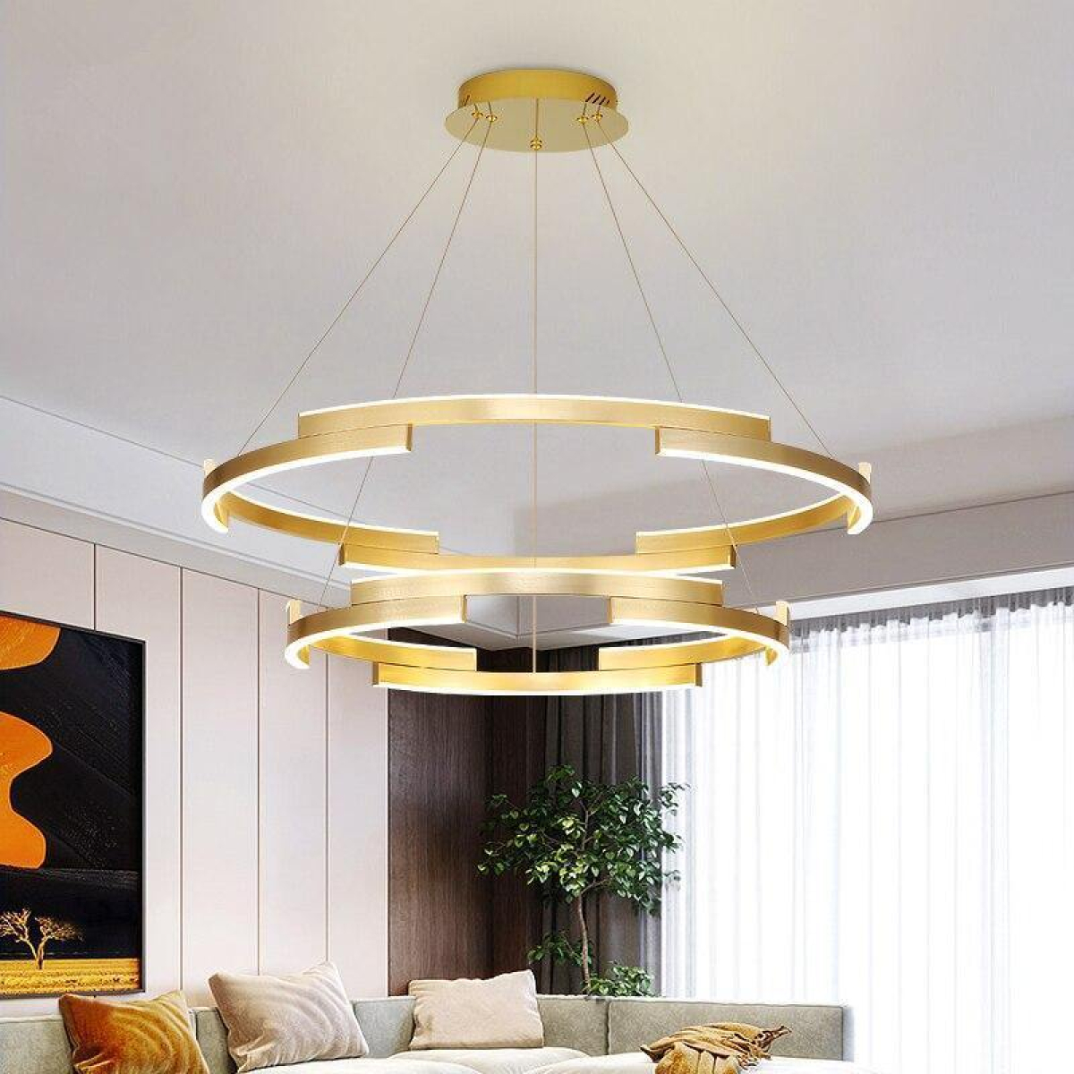 MINIMALISTIC DISC HANGING LIGHT