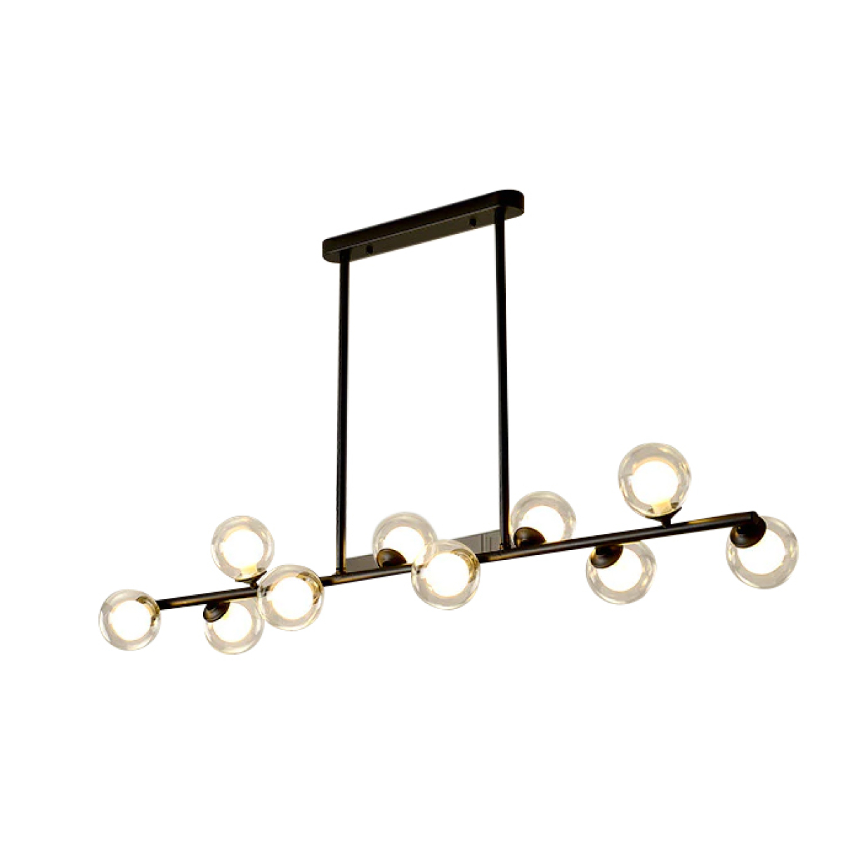 MOLECULE HANGING LIGHT - BLACK