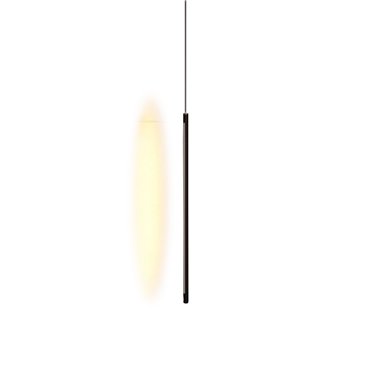 ONE BEAM HANGING LIGHT - BLACK