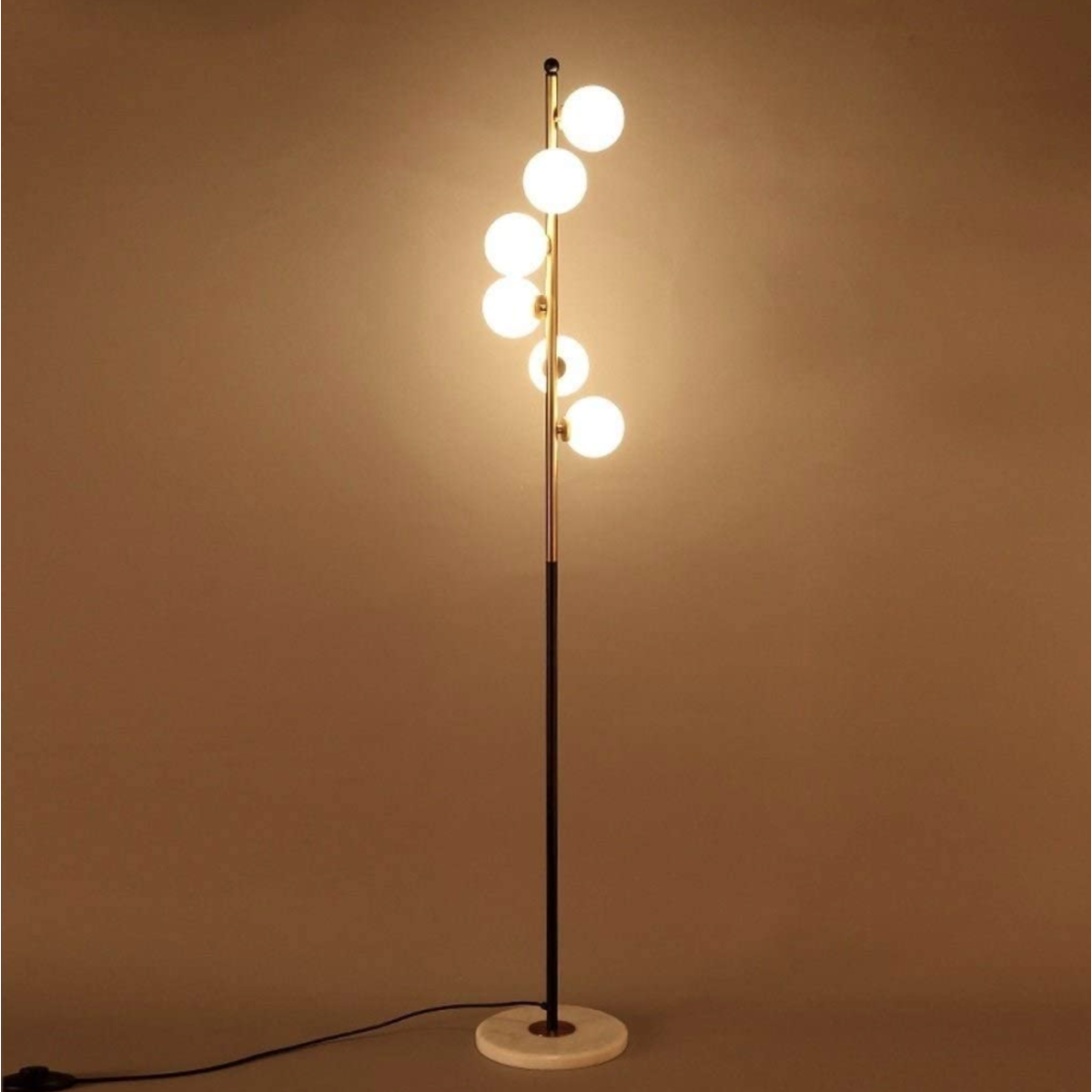 GLOBE SHADE FLOOR LAMP