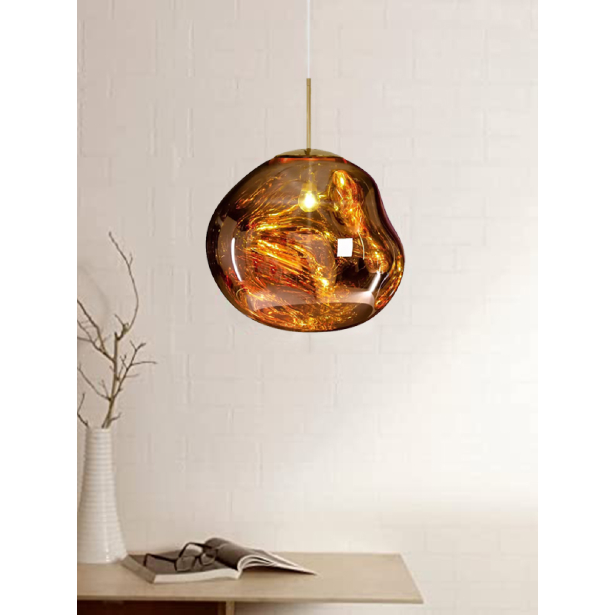 COCKTAIL HANGING LIGHT-GOLD