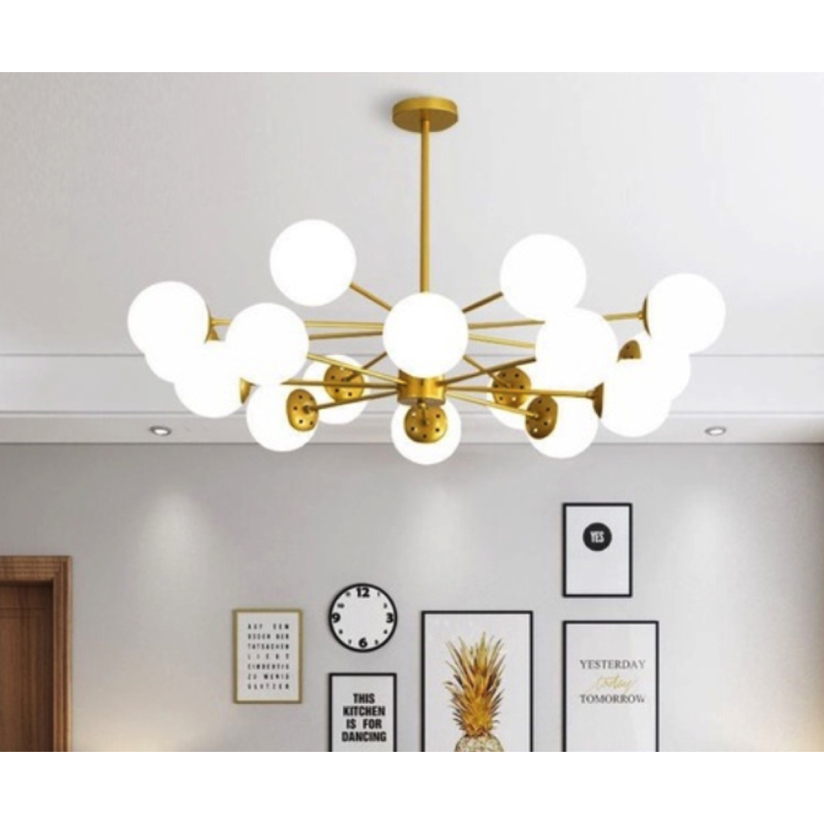 BURNING SUN CONTEMPORARY CHANDELIER